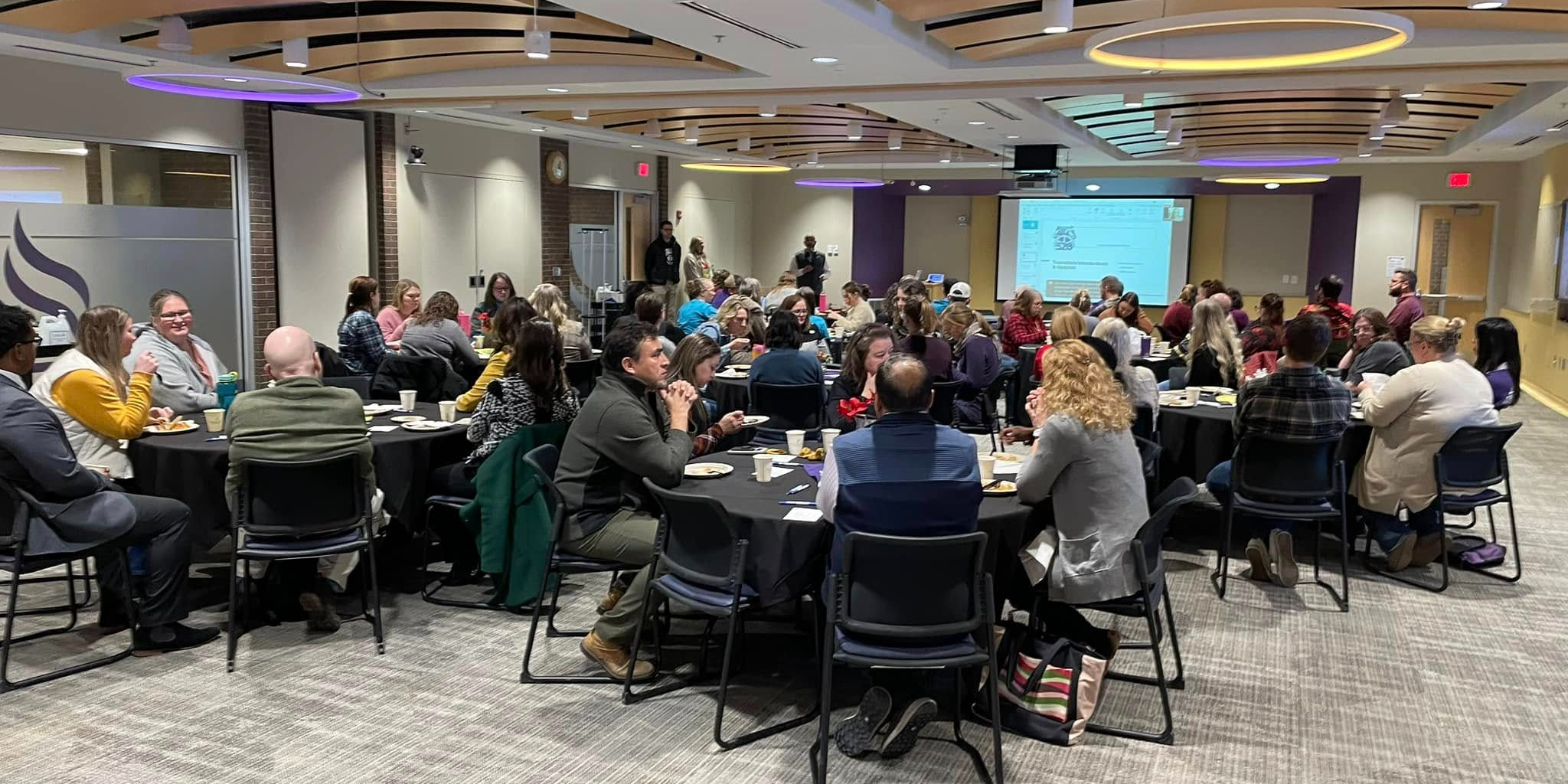 Mankato ASF members gathered together at an event celebrating each other